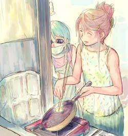 �R��ƃ}�X�N�ƃT���O���X